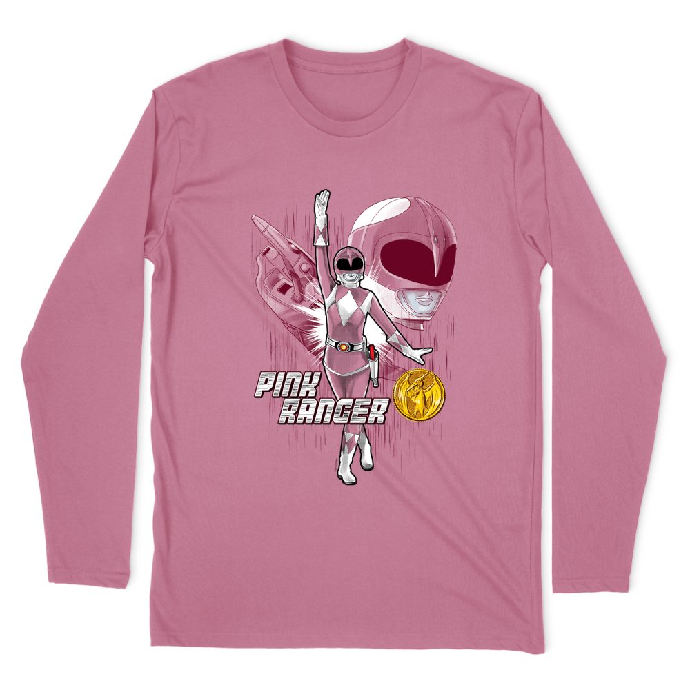 POWER RANGERS PINK RANGER LONG SLEEVE T-SHIRT