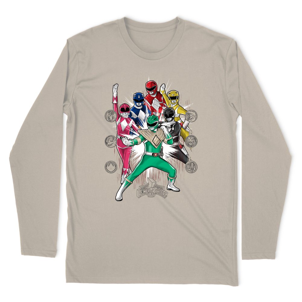 POWER RANGERS RANGER MANGA LONG SLEEVE T-SHIRT