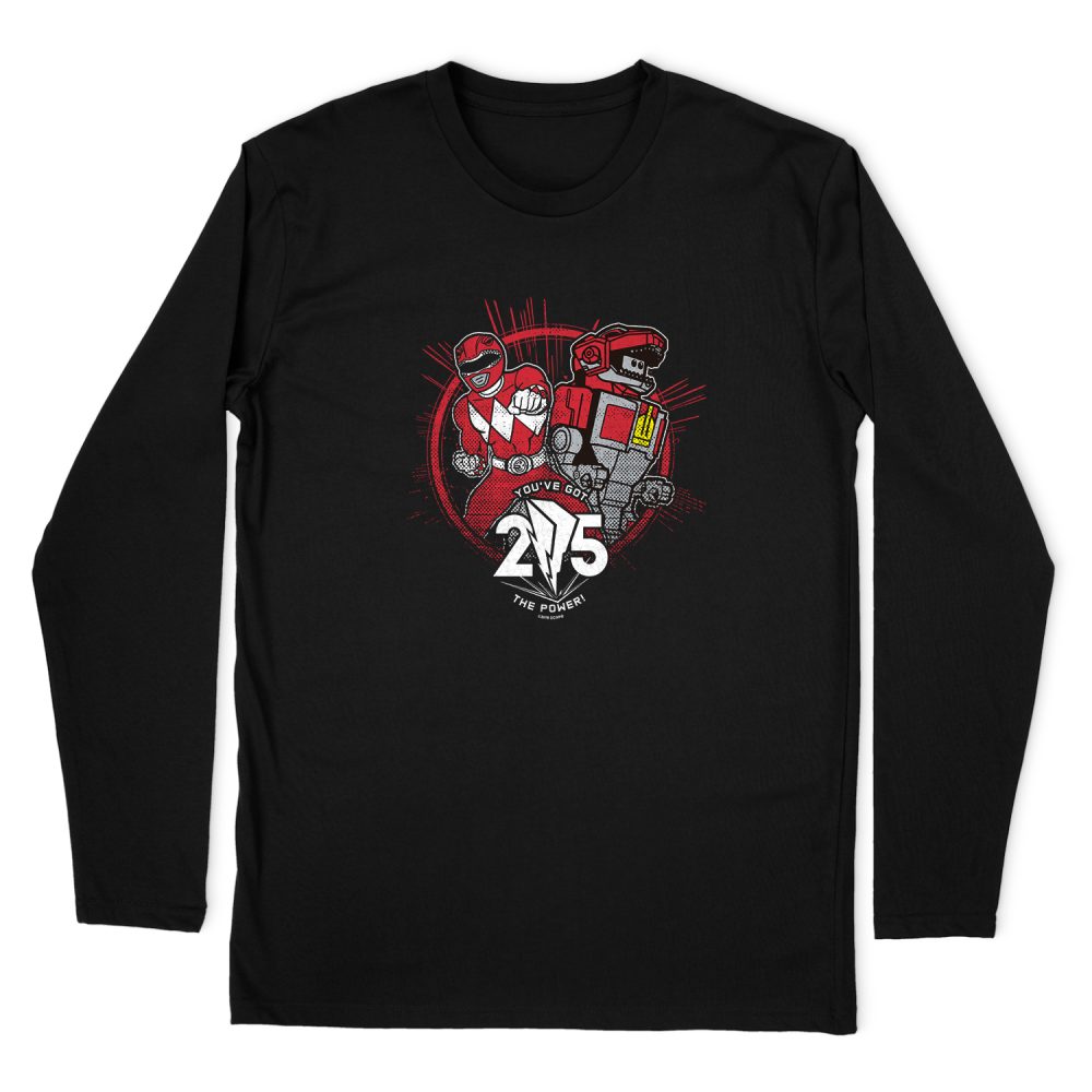 POWER RANGERS RED 25 LONG SLEEVE T-SHIRT
