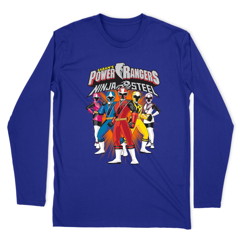 POWER RANGERS TEAM LINEUP LONG SLEEVE T-SHIRT