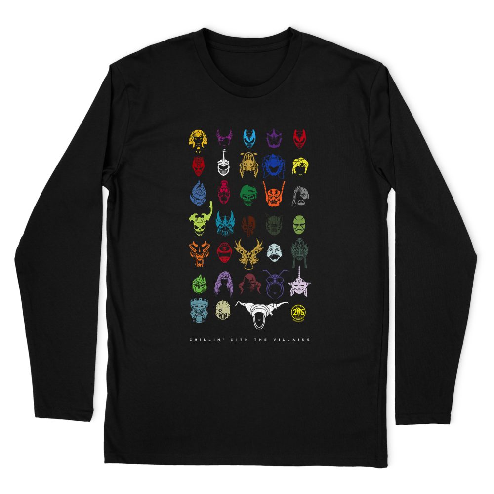 POWER RANGERS VILLIANS LONG SLEEVE T-SHIRT