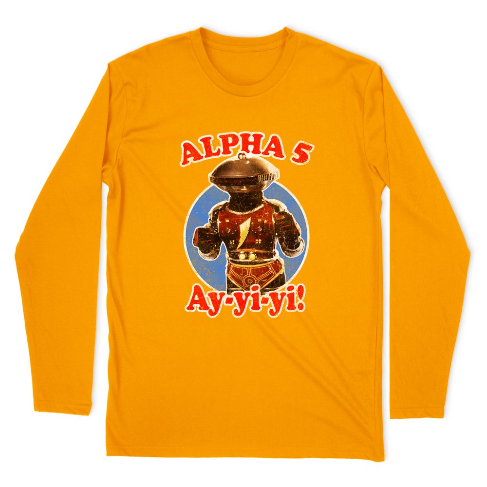 POWER RANGERS ALPHA 5 LONG SLEEVE T-SHIRT
