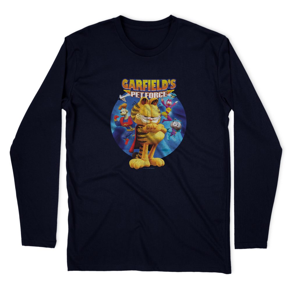 GARFIELD DVD ART LONG SLEEVE T-SHIRT