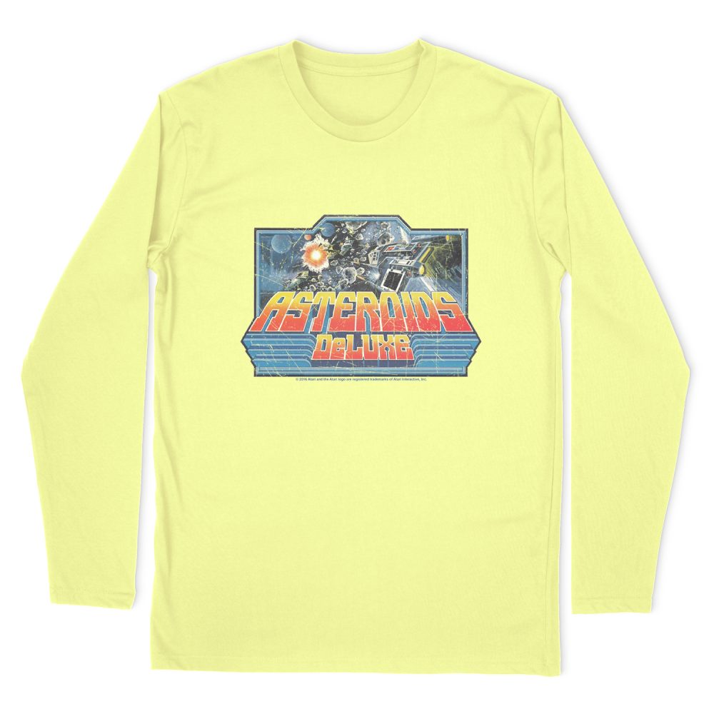 ATARI ASTEROIDS DELUXE LONG SLEEVE T-SHIRT