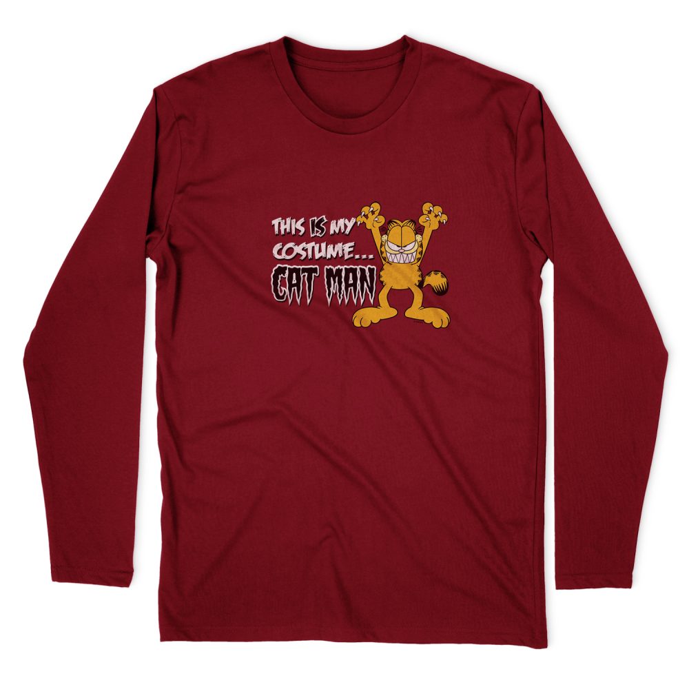 GARFIELD CAT MAN LONG SLEEVE T-SHIRT
