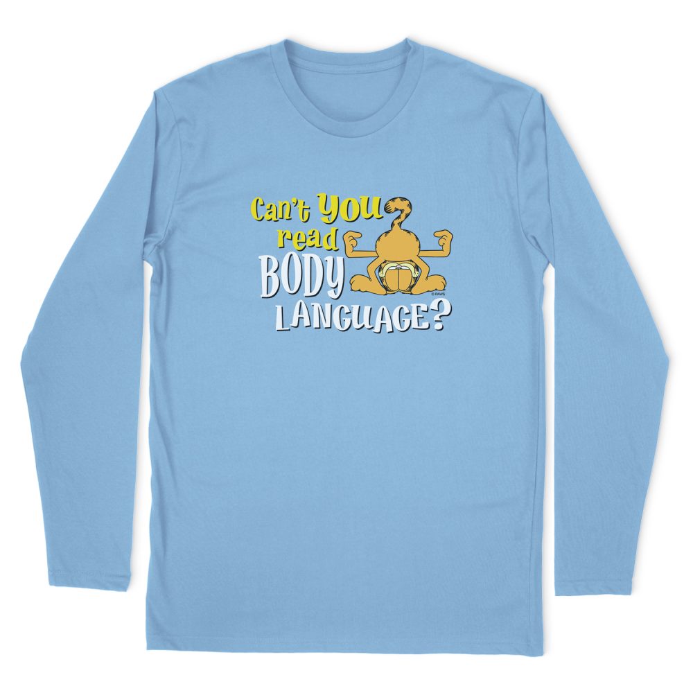 GARFIELD BODY LANGUAGE LONG SLEEVE T-SHIRT