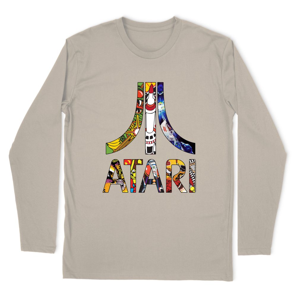 ATARI INSET ART LONG SLEEVE T-SHIRT