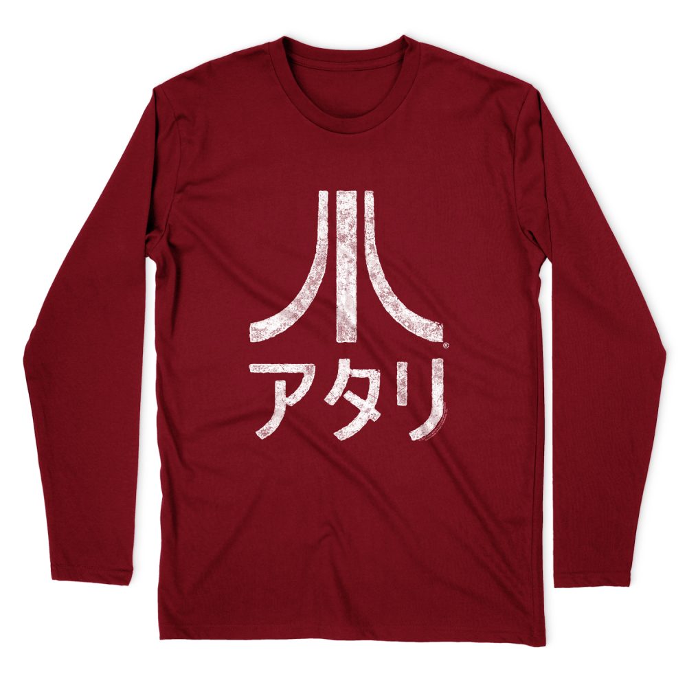 ATARI ROUGH KANJI LONG SLEEVE T-SHIRT