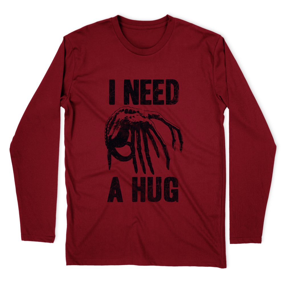 ALIEN NEED A HUG LONG SLEEVE T-SHIRT