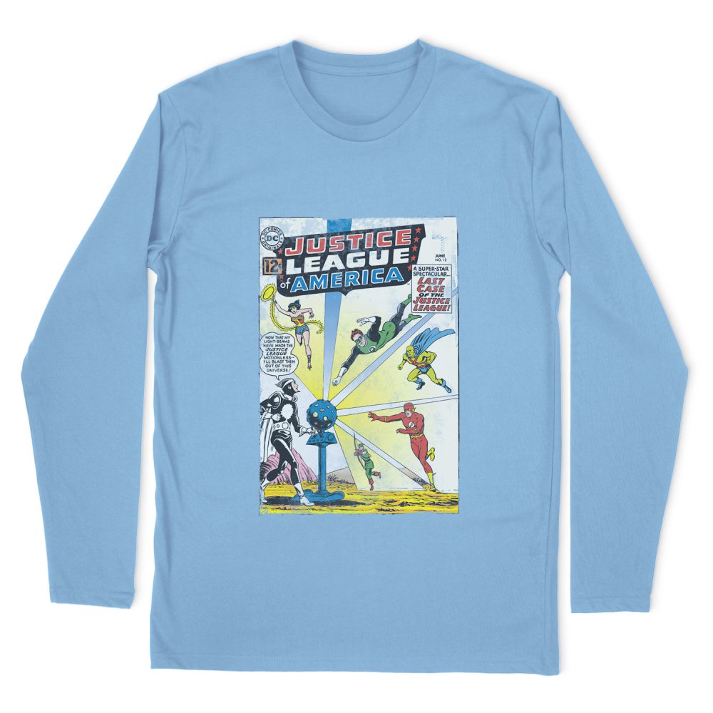 JUSTICE LEAGUE VINTAGE COVER 12 LONG SLEEVE T-SHIRT