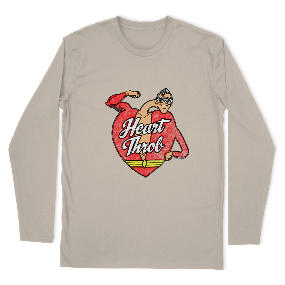 JUSTICE LEAGUE HEART THROB LONG SLEEVE T-SHIRT