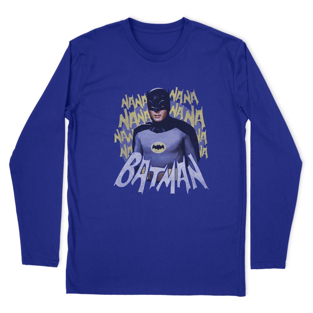 BATMAN - CLASSIC TV SERIES THEME SONG LONG SLEEVE T-SHIRT