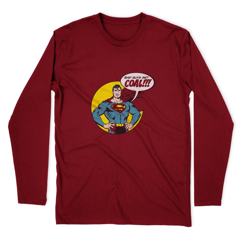 DC COMICS COAL LONG SLEEVE T-SHIRT