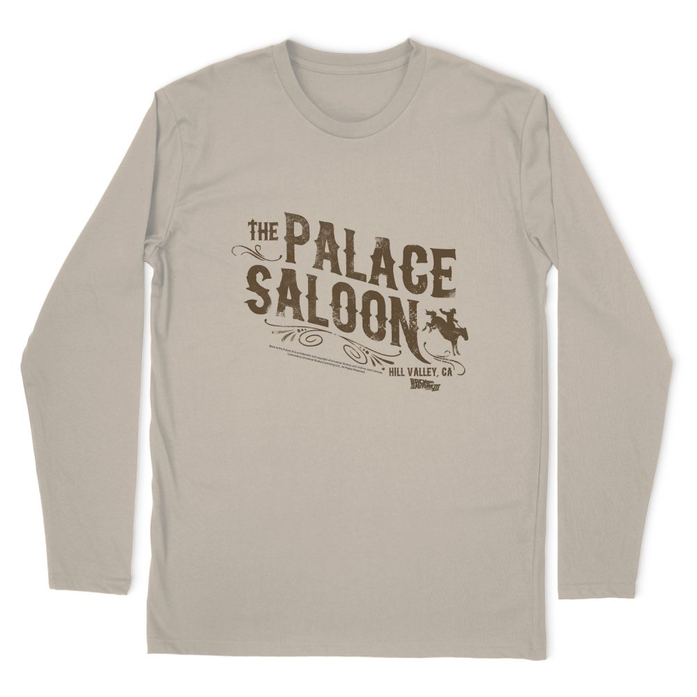 BACK TO THE FUTURE III PALACE SALOON LONG SLEEVE T-SHIRT