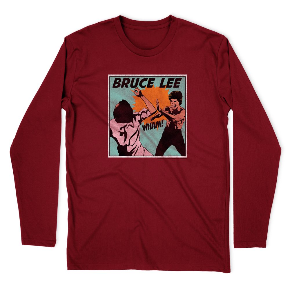 BRUCE LEE COMIC PANEL LONG SLEEVE T-SHIRT