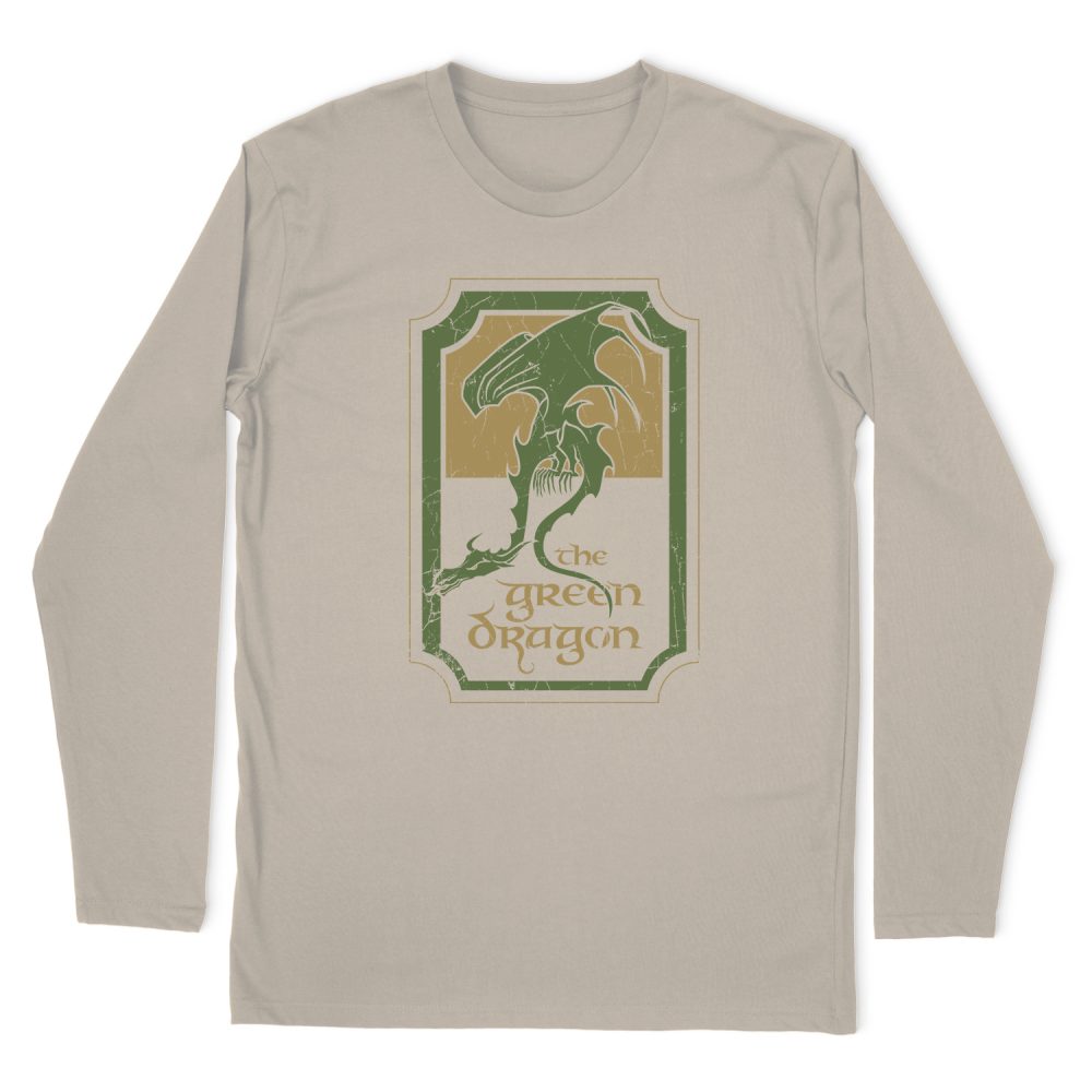 LORD OF THE RINGS GREEN DRAGON TAVERN LONG SLEEVE T-SHIRT