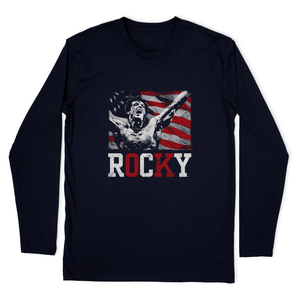 ROCKY FLAG CHAMPION LONG SLEEVE T-SHIRT