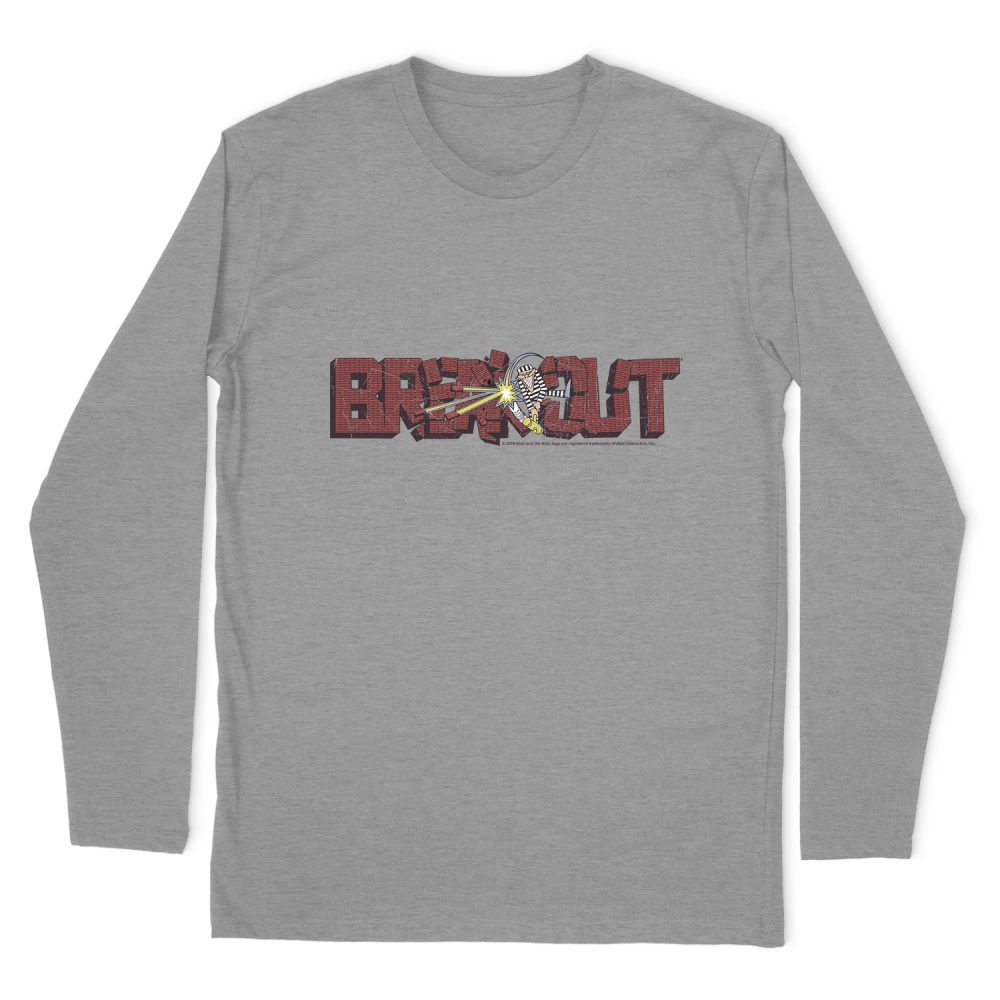 ATARI BREAKOUT DISTRESSED LONG SLEEVE T-SHIRT