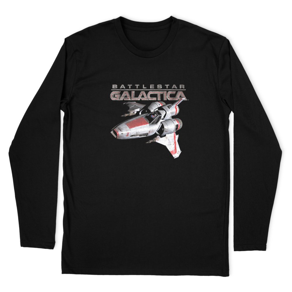 BATTLESTAR GALACTICA MARK II VIPER LONG SLEEVE T-SHIRT