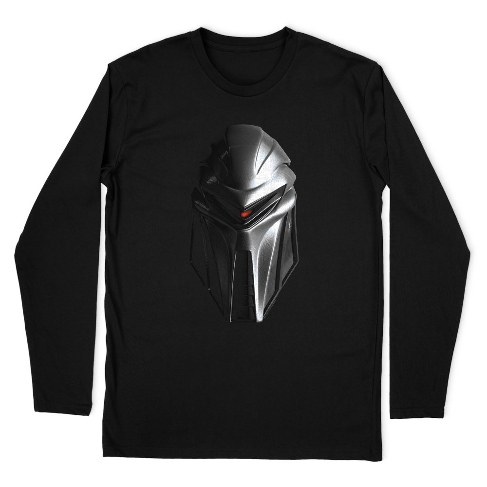 BATTLESTAR GALACTICA CYLON HEAD LONG SLEEVE T-SHIRT