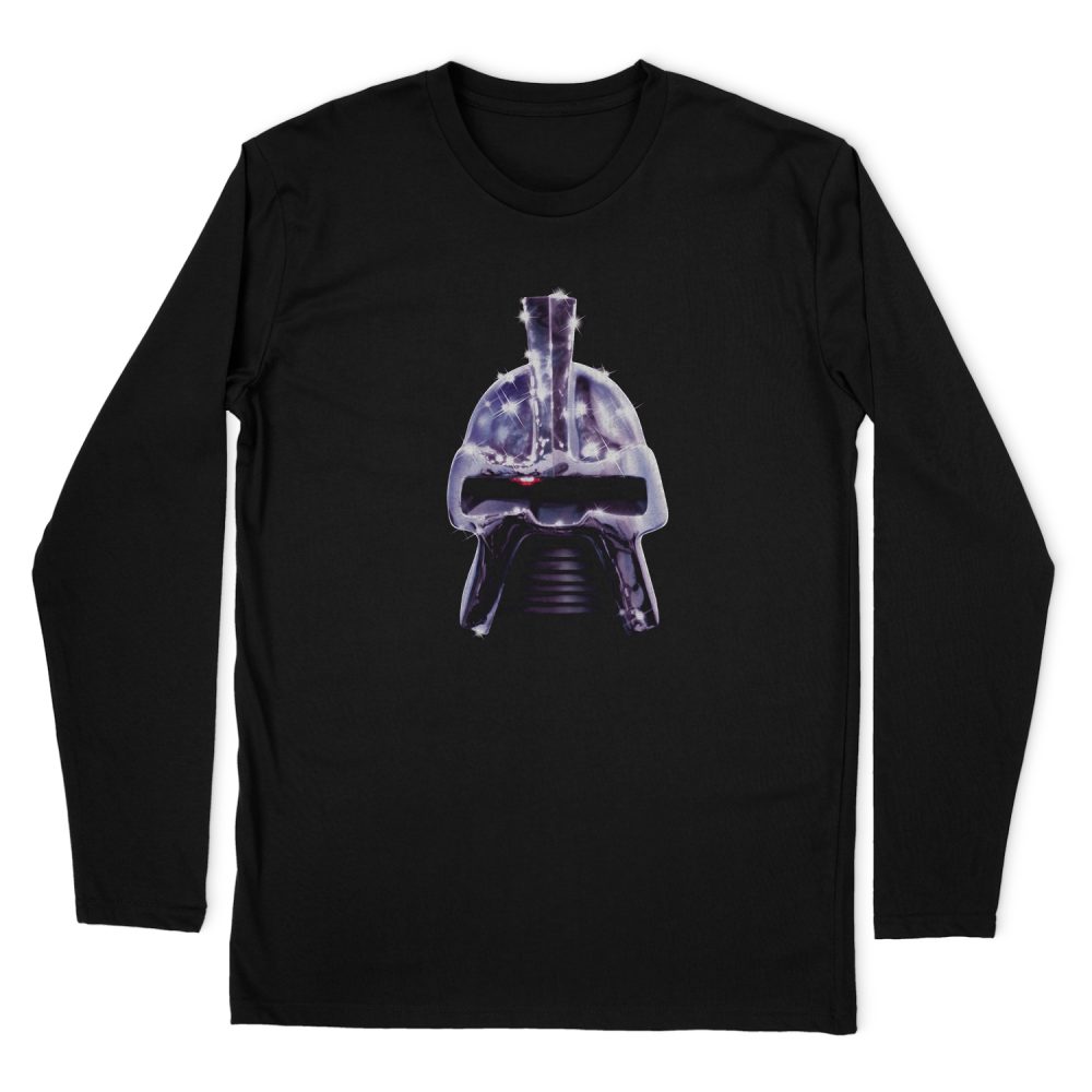BATTLESTAR GALACTICA RETRO CYLON HEAD LONG SLEEVE T-SHIRT