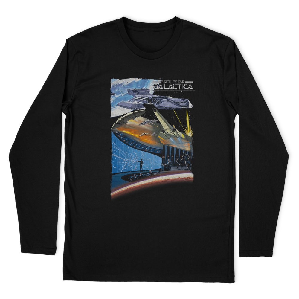 BATTLESTAR GALACTICA CONCEPT ART LONG SLEEVE T-SHIRT