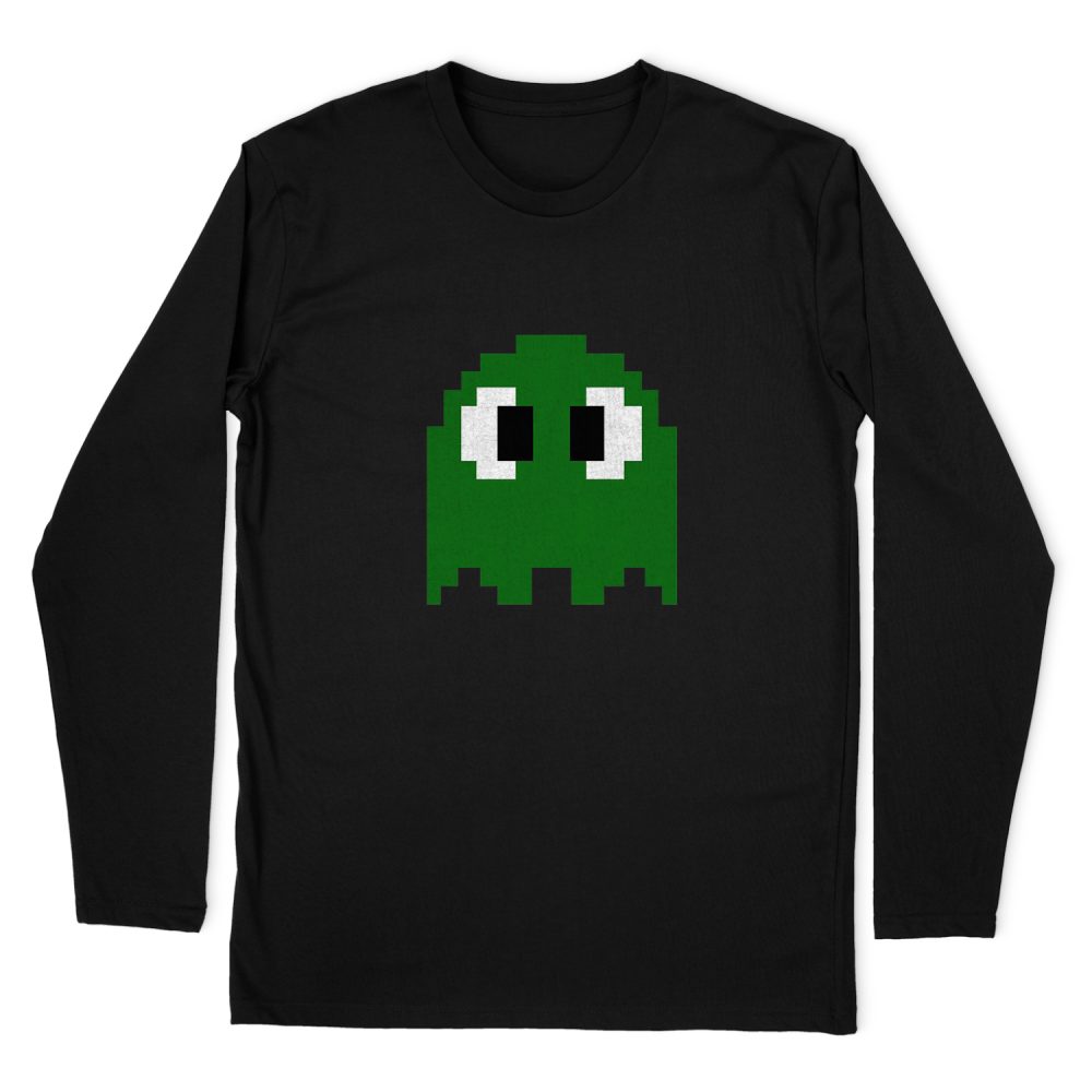 8-BIT MONSTER PAC-MANLONG SLEEVE T-SHIRT