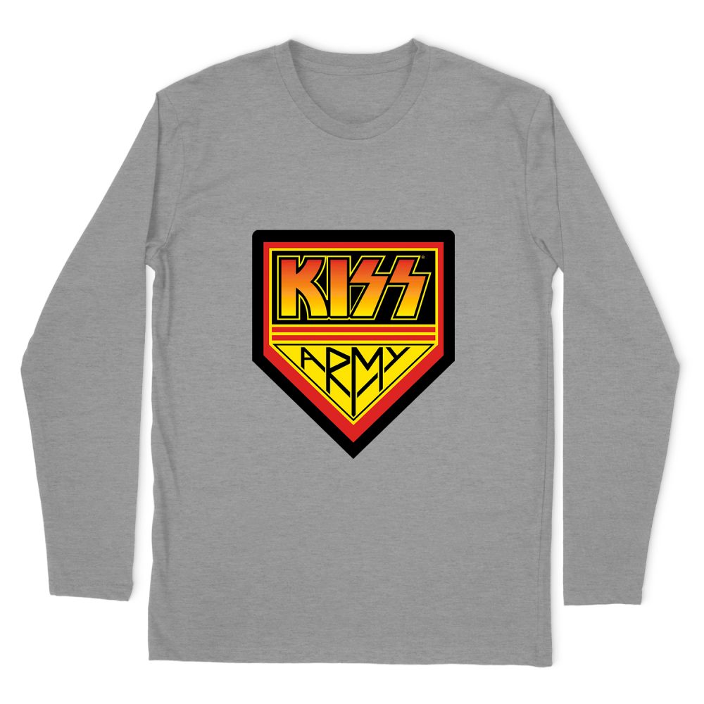 KISS ARMY LOGO LONG SLEEVE T-SHIRT