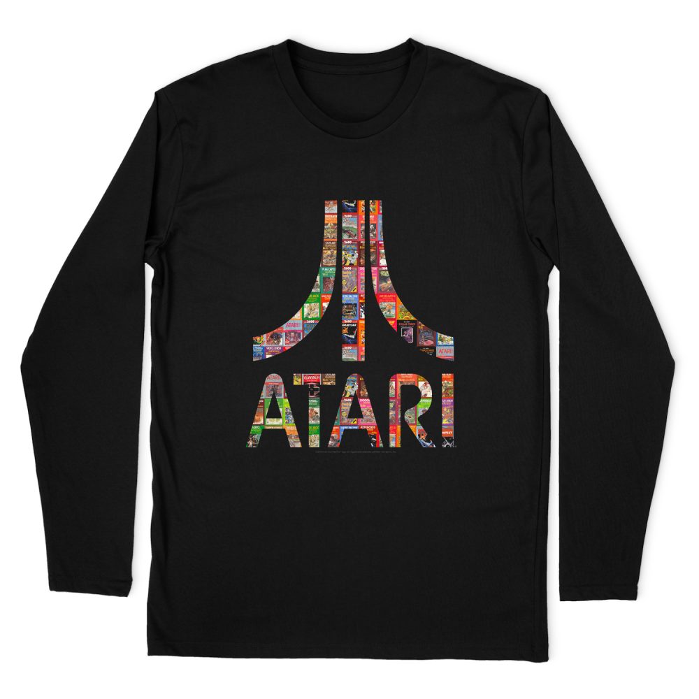 ATARI VIDEO GAMES RETRO LONG SLEEVE T-SHIRT