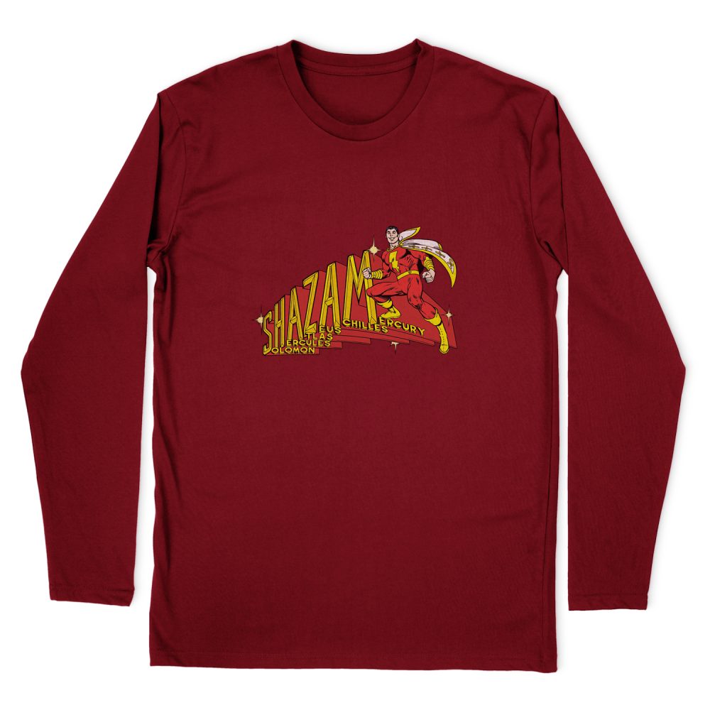 DC COMICS SHAZAM! LONG SLEEVE T-SHIRT