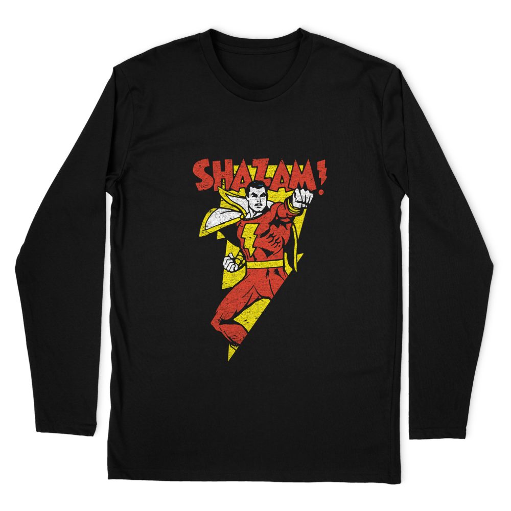 DC COMICS IN BOLT LONG SLEEVE T-SHIRT