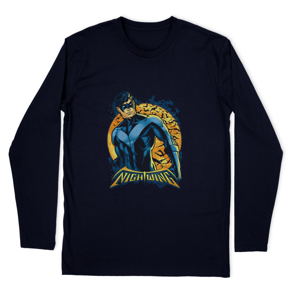 BATMAN NIGHTWING MOON LONG SLEEVE T-SHIRT