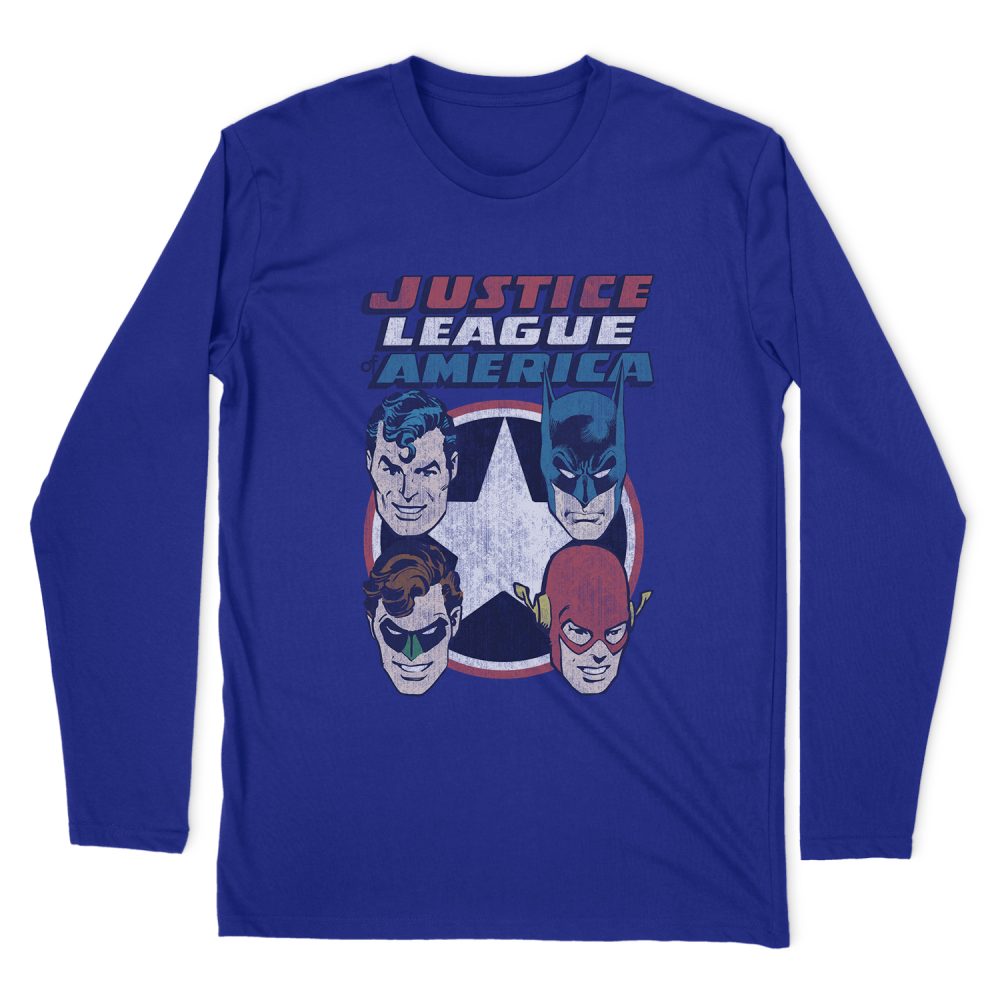 DC COMICS 4 STARS LONG SLEEVE T-SHIRT