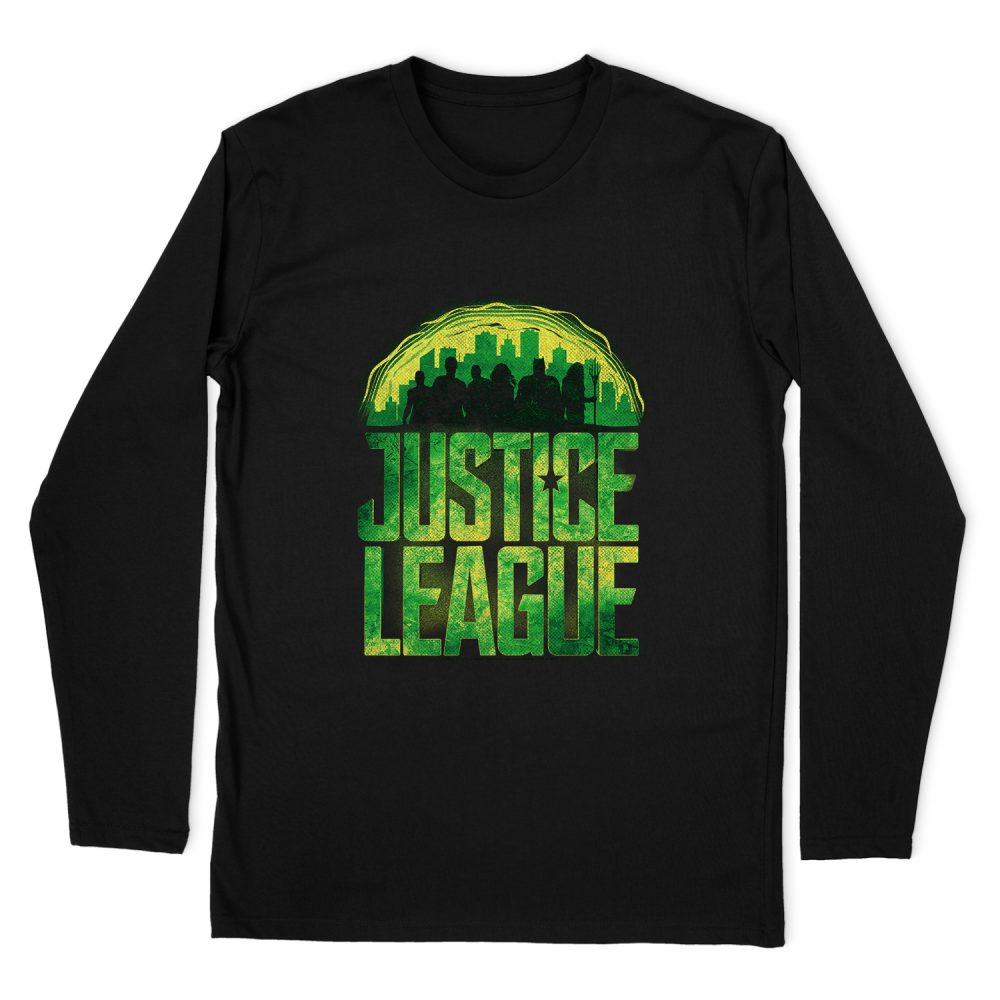 JUSTICE LEAGUE KRYPTONITE LONG SLEEVE T-SHIRT