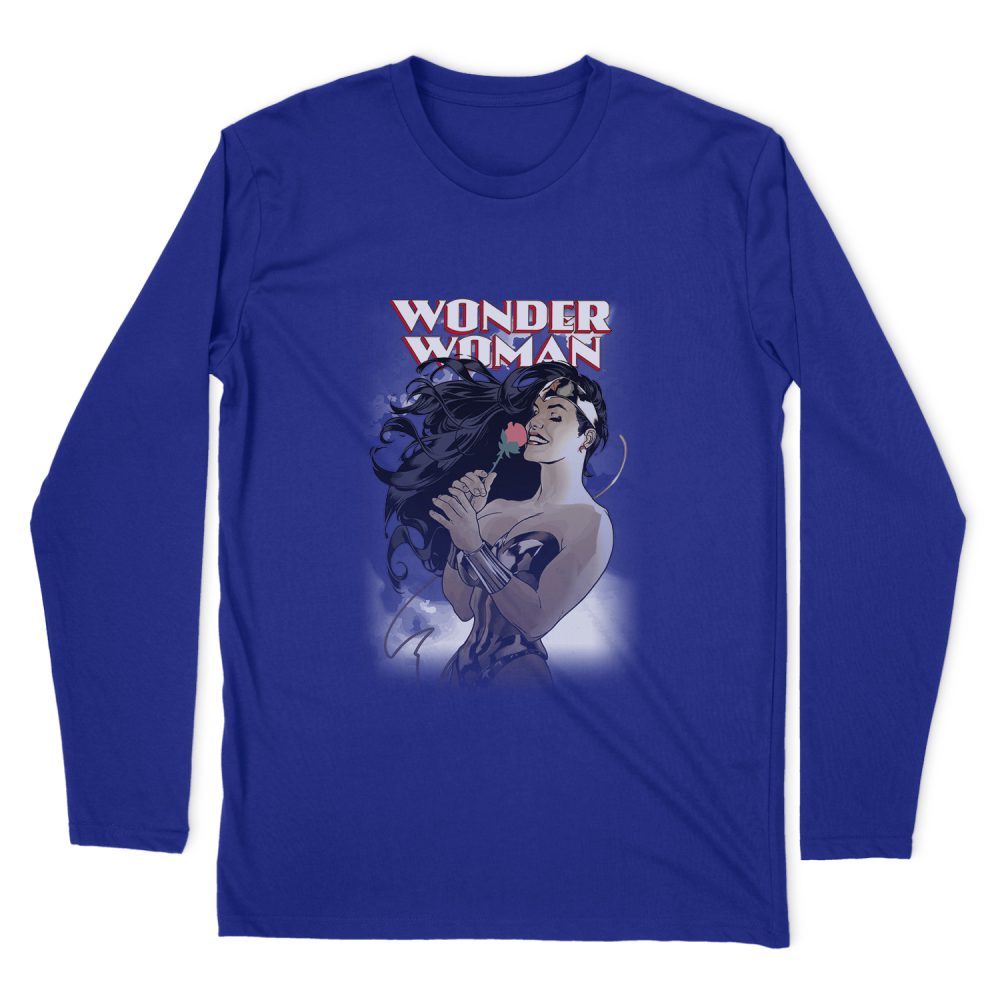 WONDER WOMAN  COVER LONG SLEEVE T-SHIRT