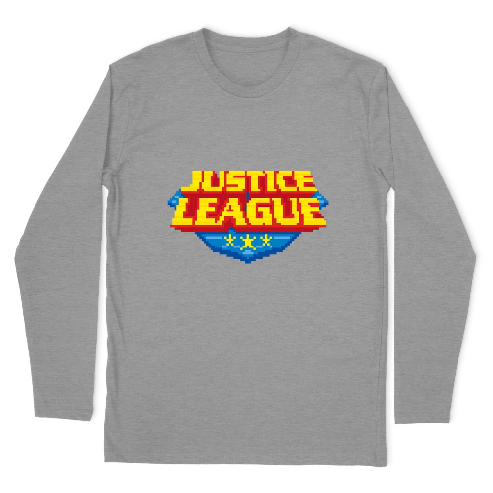 JUSTICE LEAGUE CAPED CRUSADER LONG SLEEVE T-SHIRT