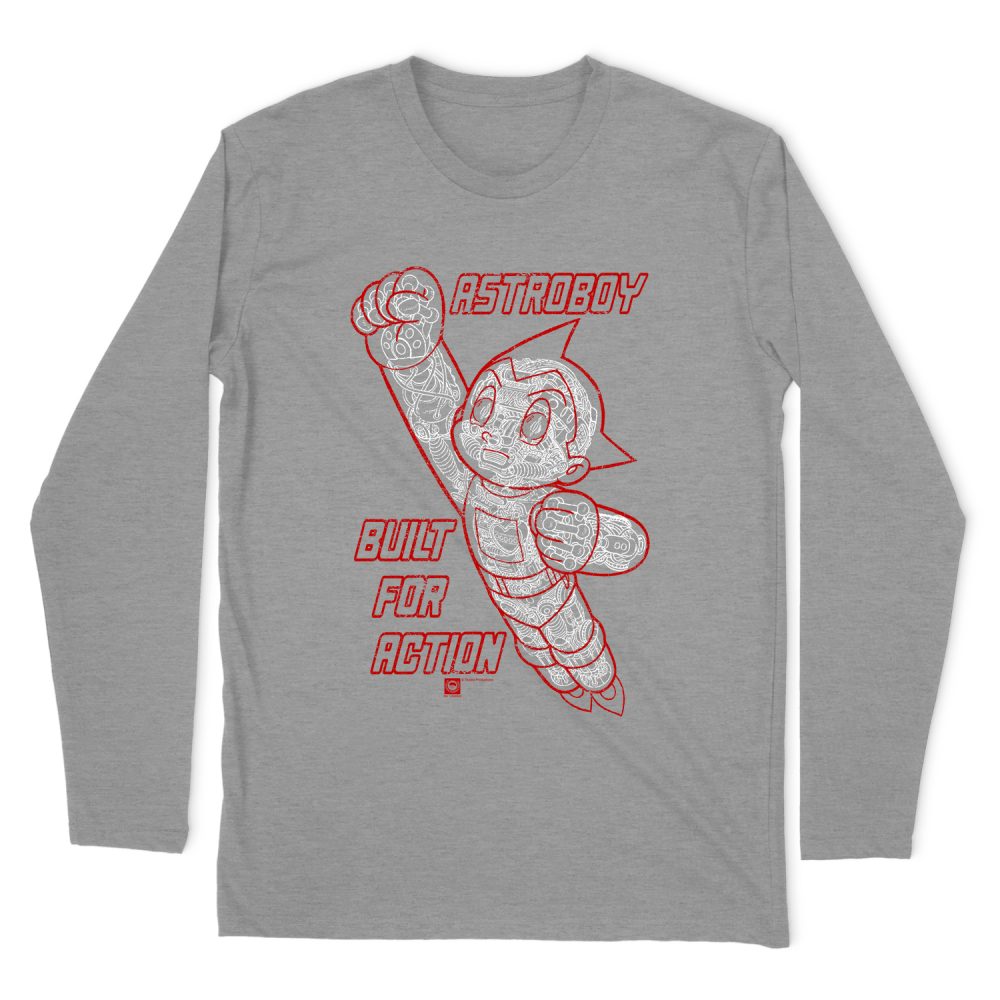 ASTRO BOY BUILT FOR ACTION LONG SLEEVE T-SHIRT