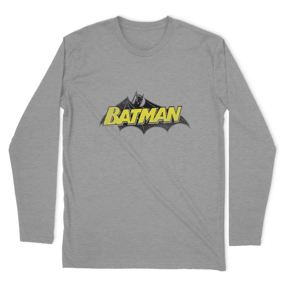 BATMAN CLASSIC COMIC LOGO LONG SLEEVE T-SHIRT