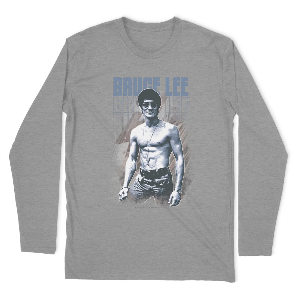BRUCE LEE BLUE JEAN LEE LONG SLEEVE T-SHIRT