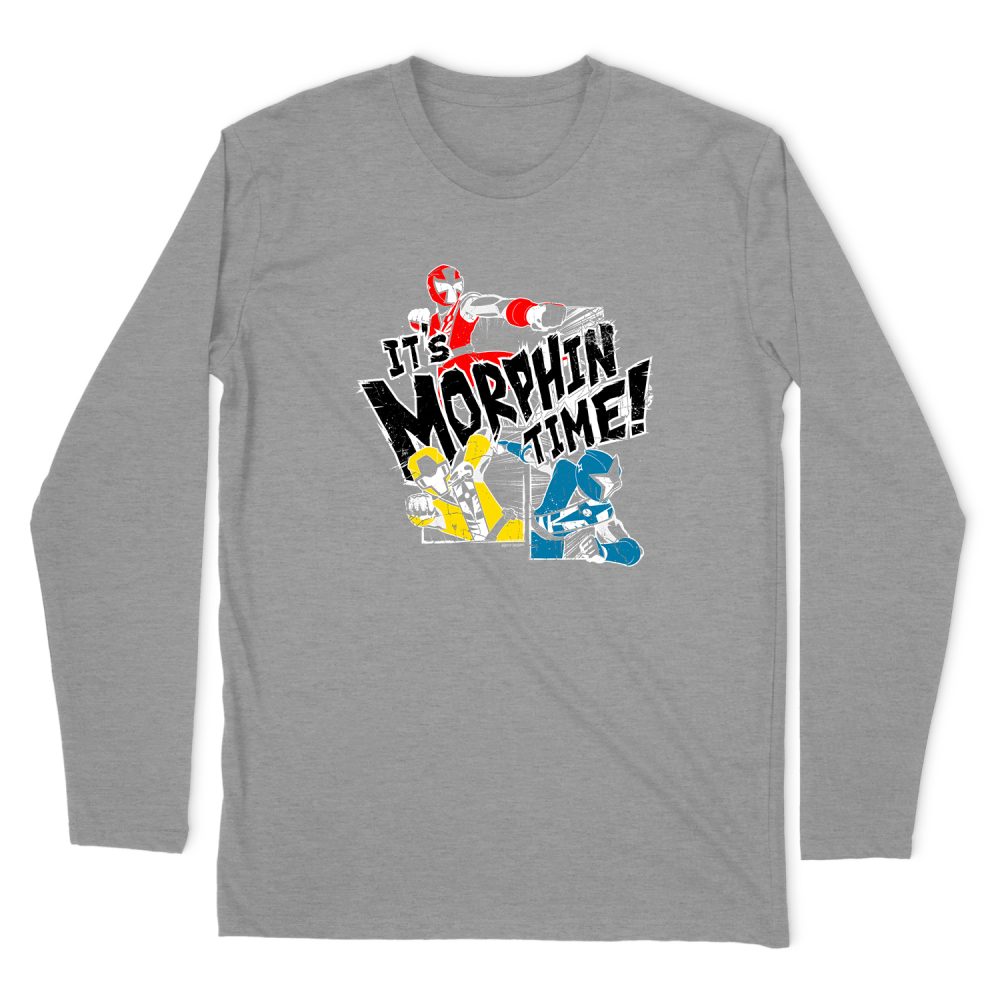 POWER RANGERS PANELS LONG SLEEVE T-SHIRT