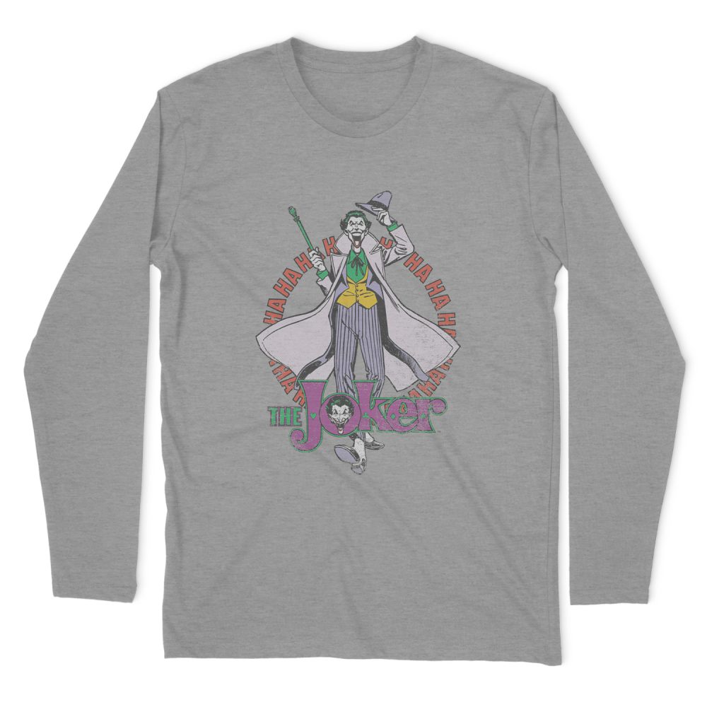 THE JOKER MANIACAL LONG SLEEVE T-SHIRT
