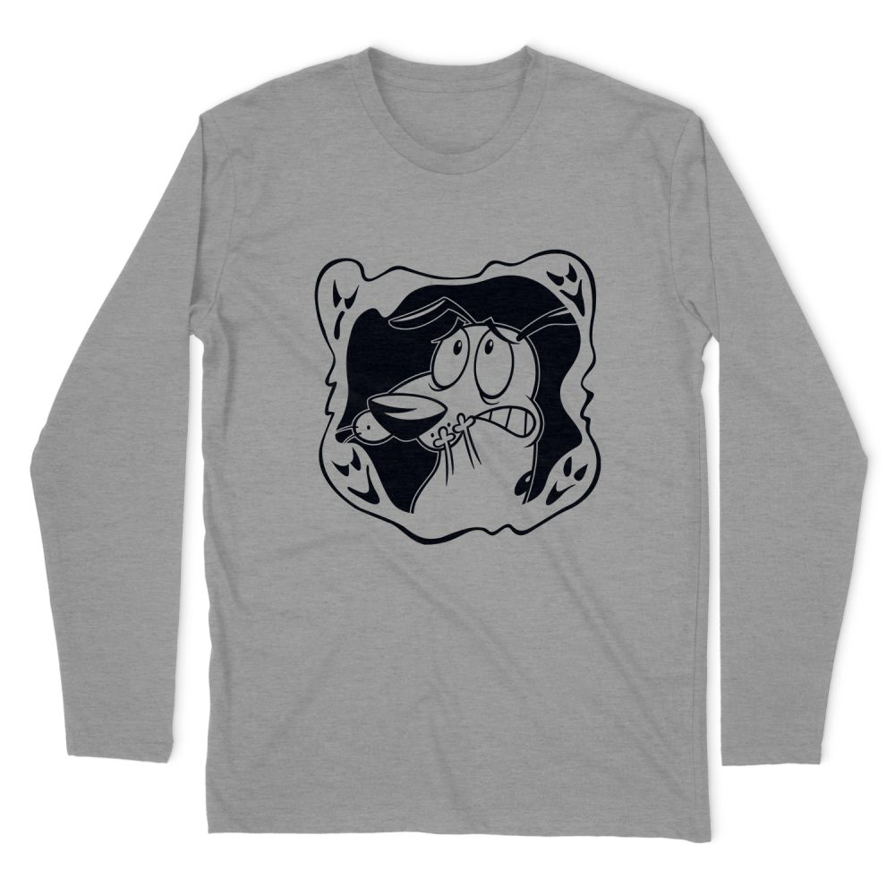 COURAGE THE COWARDLY DOG LONG SLEEVE T-SHIRT