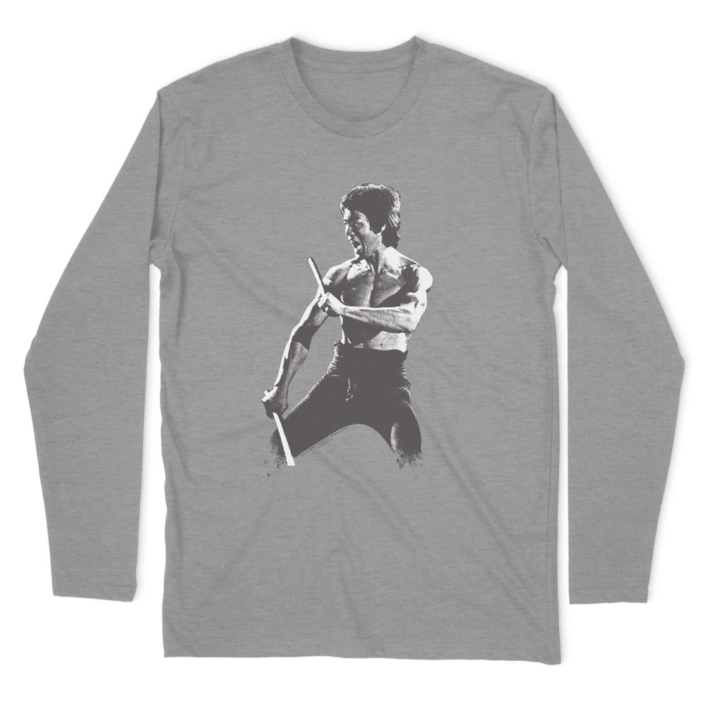 BRUCE LEE CHINESE CHARACTERS LONG SLEEVE T-SHIRT