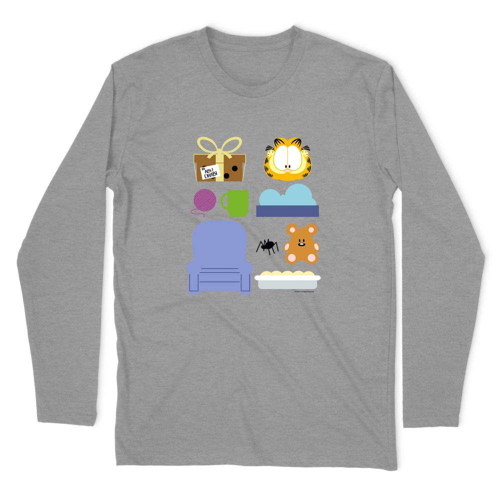 GARFIELD GIFT SET LONG SLEEVE T-SHIRT