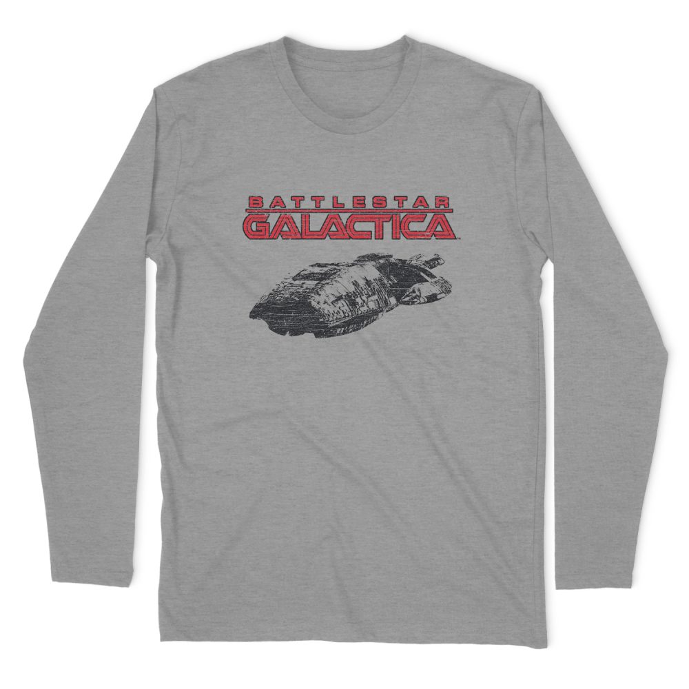 BATTLESTAR GALACTICA SHIP LONG SLEEVE T-SHIRT