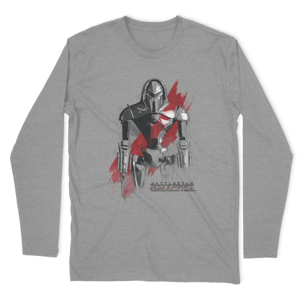BATTLESTAR GALACTICA REBEL CENURION LONG SLEEVE T-SHIRT
