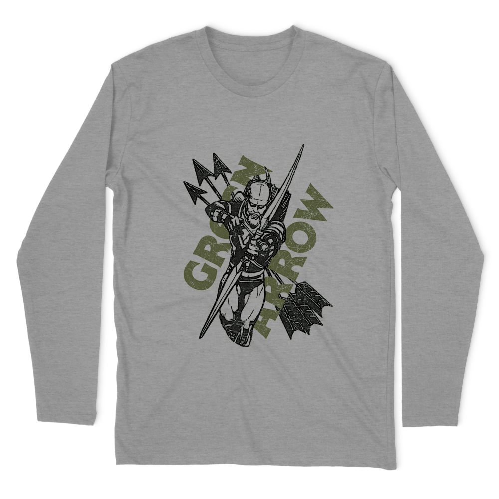 JUSTICE LEAGUE ARCHERS ARROWS LONG SLEEVE T-SHIRT