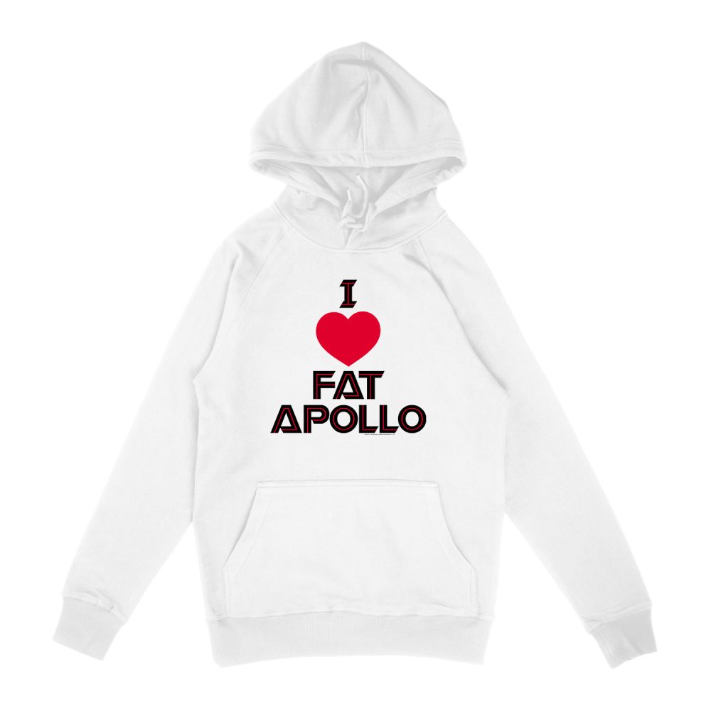 BATTLESTAR GALACTICA I HEART FAT APOLLO HOODIE