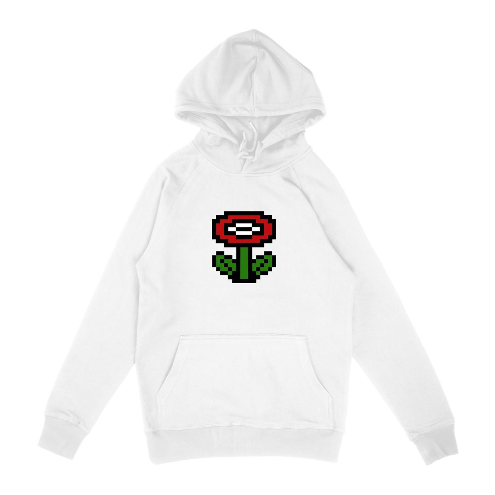 8-BIT FIRE FLOWER SUPER MARIO HOODIE
