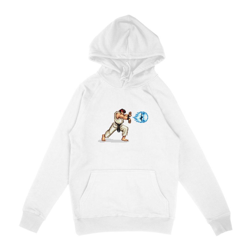 STREET FIGHTER II RYU HADOUKEN RETRO HOODIE